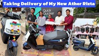 Finally Taking Delivery Of My New Ather Rizta Z