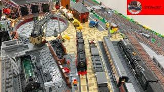 Neues am Bahnbetriebswerk, kleine Red Bull Zugfahrt, Dietmar´s Brick-World (282)