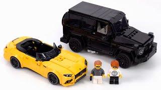 Standard length: LEGO Speed Champions Mercedes-AMG G63 & SL63 long fan review! 76924