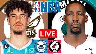 LIVE: CHARLOTTE HORNETS vs MIAMI HEAT | NBA | PLAY BY PLAY | SCOREBOARD