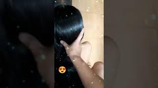 Hairjob On Long hair | Husband Wife Hair Play