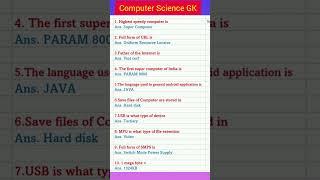 Computer  GK  Questions & Answers|Computer  gk for competitive exams #trending #shorts