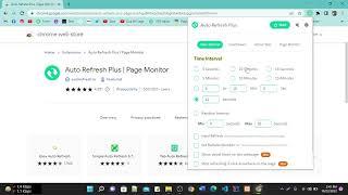 How to set auto refresh extension in chrome  browser.