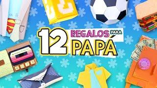 12 REGALOS FÁCILES PARA PAPÁ  Manualidades Día del Padre ️ Craftingeek