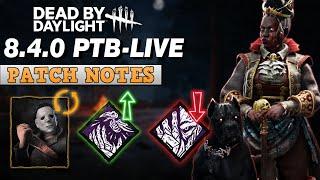 New HoundMaster Killer, Myers Rework, and Many Perk Changes! | DBD - 8.4.0 All Live Patchnotes