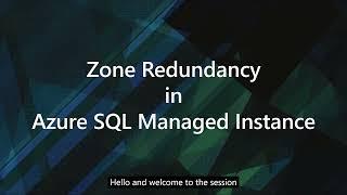 Zone Redundancy: Boost resiliency with replication across availability zones