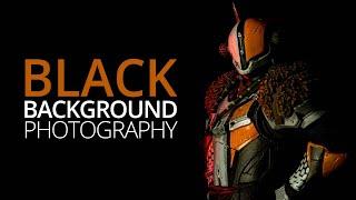 How to shoot black backgrounds without a backdrop | Macro & Product Photography Tutorial