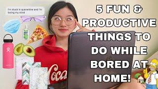 5 Fun & productive things to do when bored at home|quarantine | lockdown days.