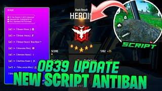 OB39 Antiban Rank Working Hack Script Free Fire | Speed Hack Script | Game Guardian Mod | Emote Hack