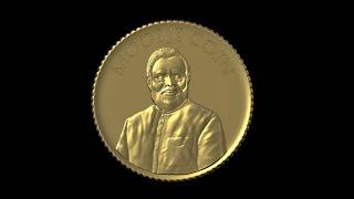 zbrush jewelry modeling : Modi ji in zbrush  pt7 | COIN IN ZBRUSH PT 1