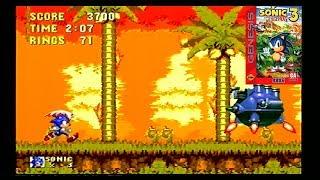 Sonic The Hedgehog 3 - Angel Island - Act 1/Act 2 - Walkthrough