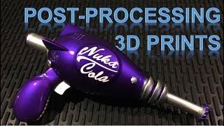 How to Post Process Your 3D Printed Props For Cheap