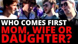 " MEN ASKED WHO COMES FIRST? Wife, Mom or Daughter..? " | The Coffee Pod