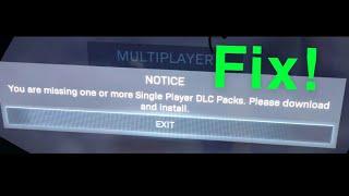Modern Warfare HOW TO FIX! Notice "You are missing one or more Single Player DLC Packs"