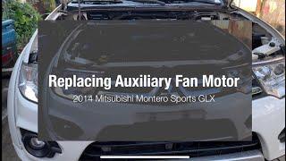 DIY Auxiliary Fan Motor Replacement Montero Sports