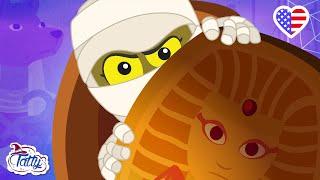 Mummy Hunt Inside the Pyramid |  Cartoons for Kids with Mummies