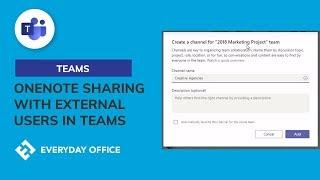 Sharing OneNote Notebooks with External Users in Microsoft Teams