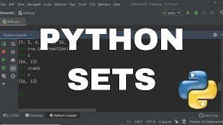 Sets in Python | Python Sets methods & Operations [Python Programming Tutorial #7]