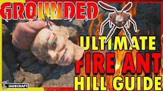 GROUNDED Ultimate Guide To The Fire Ant Hill - 100+ Upgrade Rocks! 3 Mega 2 Milk Molars And Scab!