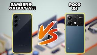 SAMSUNG GALAXY A55 VS POCO X6 | Compare Specifications