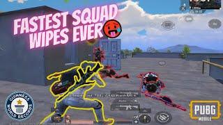 Fastest Squad Wipes Ever / Only 5 seconds? Pubg Mobile SAMSUNG A3,A5,A6,A7,J2,J5,J7,S5,S6,S7,S9