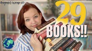 I Read 29 Books for the Amazing Readathon!! | August Wrap-Up