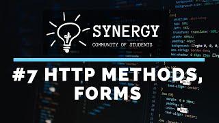 #7 | Flask Tutorials - HTTP Methods, Forms