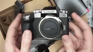 panasonic lumix g7 amazon bundle unboxing,  best video camera for youtube