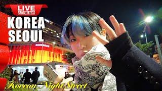 Live Seoul Korea  2025 Happy New Year Festival Seoul Myeongdong Street Walking Tour ソウルライブ 서울라이브