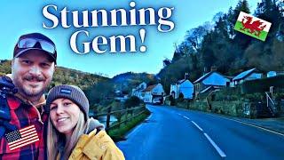 Americans TRAVELING through South WALES (Cymru) || Village - Driving (UK Vlog)