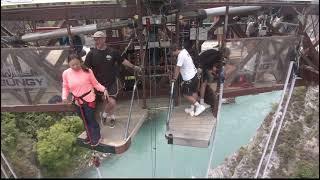 New Zealand Kawarau Bridge Bungy Jump 2023