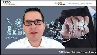 SAP Berechtigungen Grundlagen