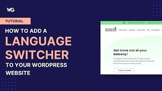 How to add a language switcher to your WordPress website