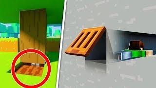 10 Secret Entrances Your Friends will NEVER Find in Minecraft!
