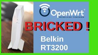 How to unbrick a bricked router Belkin RT3200