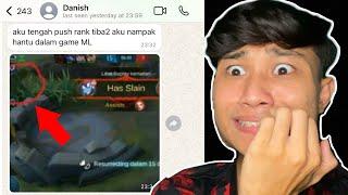 JANGAN MAIN GAME MOBILE LEGEND !! SERAM ADA HANTU !!