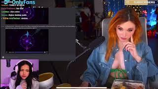 Demisux reacts to Amouranth going off on her after she blew up 