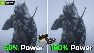 GTX 1060 | 50% vs 100% Power Limit | Comparison