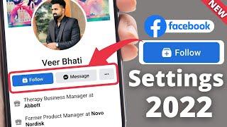 Facebook Followers Settings 2022 | How To Add Follow Button on Facebook Account/Profile