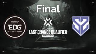 EDG vs ONS | VCT EastAsia Last Chance Qualifier | Final