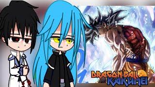 Anime Over Powers React To Goku || Dragon Ball Kakumei || Gacha React