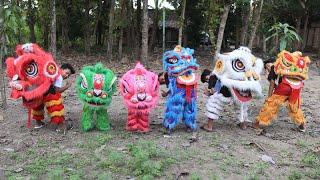 BARONGAN BARONGSAI | LION DANCE PERFORMANCE | Upin & Ipin - Gong Xi Fa Cai [FULL] [HD]