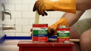 How to Refinish Your Tub with the Magic Paint On Tub & Tile Kit