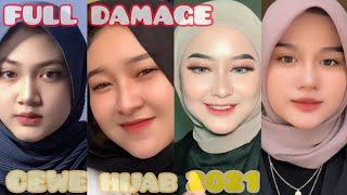 TIKTOK CEWE HIJAB TERBARU FULL DAMAGE 2021@sanazi2037