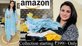 Amazon Summer Kurta Set & Jewellery Haul, Cotton Kurta Pant With Dupatta, Kurta Salwar, Co-Ord Set