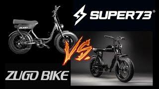 Zugo Rhino Ebike VS Super73 S2 throttle and pedal race test