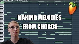 How To Make A Melody From A Chord Progression | FL Studio Tutorial