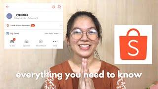 how to be a SHOPEE SELLER (philippines): shipment, withdrawal, free shipping, fees etc.