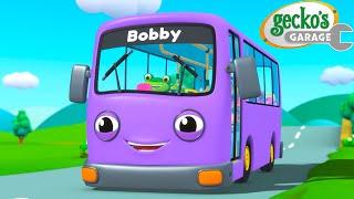 Gecko's BUS SING ALONG | Gecko's Garage Songs｜Kids Songs｜Trucks for Kids