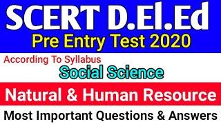 Assam Deled Entrance Exam Questions & Answers | Social Science | Deled PET Exam 2021 Questions